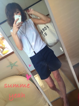 「水着コーデ」｜「アイテム（その他）」を使った、chan'makiさん（レディース・164cm）の夏コーディネート
