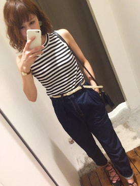 「SHIFFON（シフォン）のアイテム」を使った、chan'makiさん（レディース・164cm）の夏コーディネート