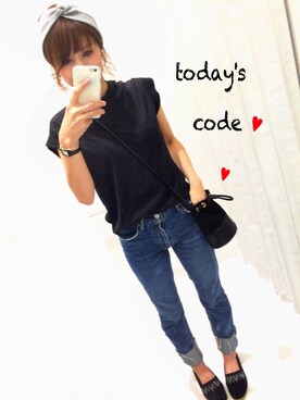 「カットオフ」｜「アイテム（その他シューズ）」を使った、chan'makiさん（レディース・164cm）の秋コーディネート