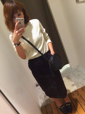 「OSORO（オソロ）のアイテム」を使った、chan'makiさん（レディース・164cm）の秋コーディネート