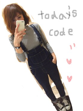 「ラウンドバッグ」｜「アイテム（アナログ腕時計）」を使った、chan'makiさん（レディース・164cm）の秋コーディネート