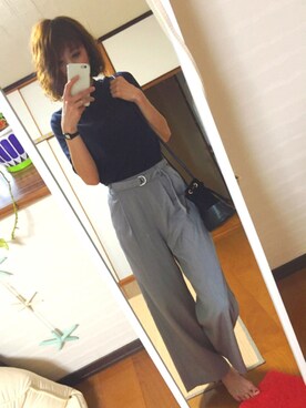 「OSORO（オソロ）のアイテム」を使った、chan'makiさん（レディース・164cm）の秋コーディネート