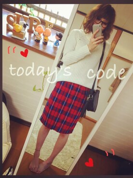 「タータンチェック」｜chan'makiさん（レディース・164cm）の秋コーディネート