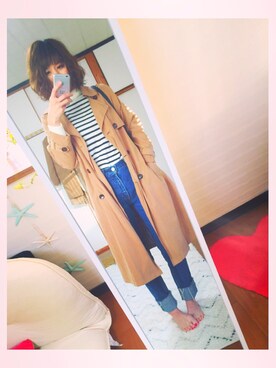 「切りっぱなし」｜「アイテム（その他シューズ）」を使った、chan'makiさん（レディース・164cm）の秋コーディネート