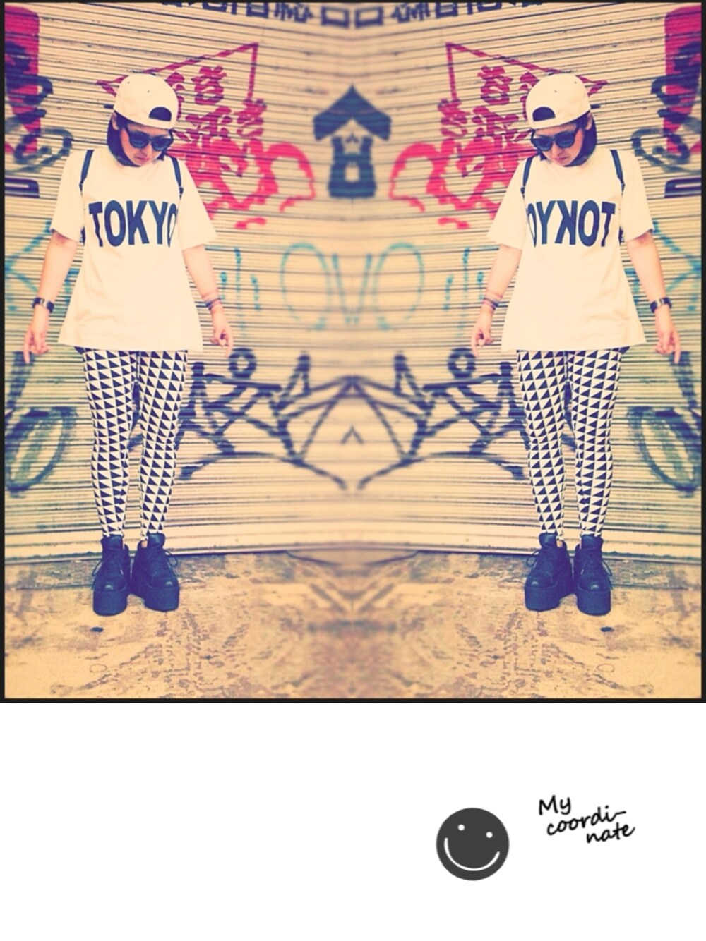 「厚底シューズ、JOYRICH、SPINNS」｜「FOREVER 21のアイテム名不明（その他パンツ）」を使った、shiiiiiroさん（レディース・159cm）の秋コーディネートの1枚目の写真