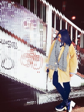 「MONKI」｜shiiiiiroさん（レディース・159cm）の冬コーディネート