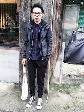 「NIKE ACG（ナイキエィシージー）のアイテム（ジャケット/アウター）」を使った、ChenHsinFuさん（メンズ・170cm）の冬コーディネート