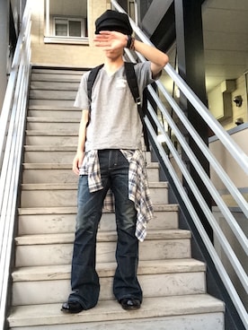 ミフネさん（メンズ・172cm）の夏コーディネート