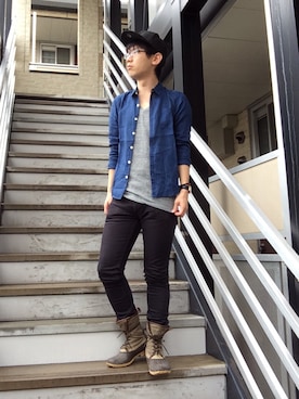 ミフネさん（メンズ・172cm）の秋コーディネート