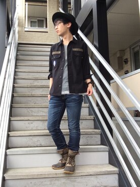 ミフネさん（メンズ・172cm）の秋コーディネート