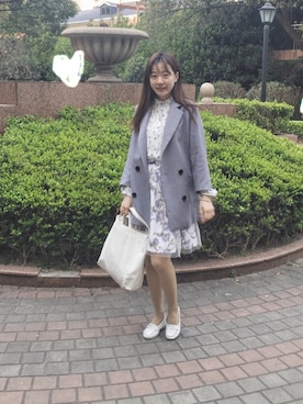 「CHERRYKOKO（チェリーココ）のアイテム（テーラードジャケット）」を使った、好听听さん（レディース・165cm）の春コーディネート