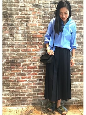 「Ampersand（アンパサンド）のアイテム」を使った、N.Sさん（レディース・167cm）の夏コーディネート