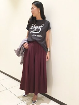 「RIDING HIGH（ライディングハイ）のアイテム」を使った、N.Sさん（レディース・167cm）の夏コーディネート