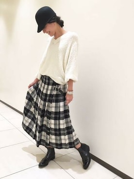 「Church's（チャーチ）のアイテム」を使った、N.Sさん（レディース・167cm）の秋コーディネート