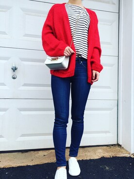 「j crew」｜Esalle_さん（レディース・168cm）の冬コーディネート