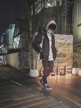 「VOLCOM」｜「アイテム（その他）」を使った、おーかわら   ゆうさん（メンズ・171cm）の春コーディネート