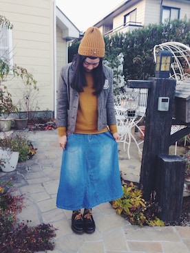 はるなさん（レディース・164cm）の冬コーディネート