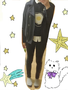 「ESTACOT（エスタコット）のアイテム」を使った、こまめさん（レディース・166cm）の冬コーディネート