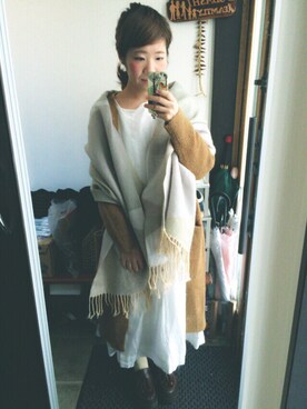 「Crisp」｜asuka☺︎さん（レディース・149cm）の冬コーディネート