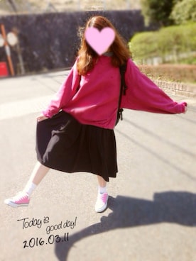 arisaさん（レディース・160cm）の春コーディネート