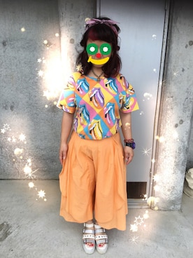 「RNA（アールエヌエー）のアイテム（財布/小物）」を使った、judieさん（レディース・148cm）の夏コーディネート