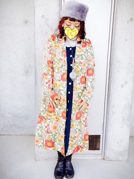 「RNA」｜「アイテム（チェスターコート）」を使った、judieさん（レディース・148cm）の秋コーディネート