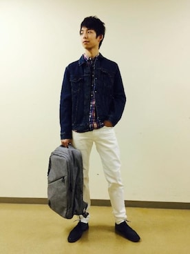 「チャッカブーツ」｜たぴおかさん（メンズ・174cm・10代）の春コーディネート