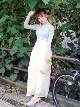 「LA BELLE ETUDE（ラベルエチュード）のアイテム（シューズ）」を使った、J-NINIさん（レディース・160cm）の秋コーディネート