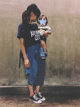 「MR.GENTLEMAN」｜「アイテム（スカート）」を使った、kom_A(n)GEさん（レディース・158cm）の秋コーディネート