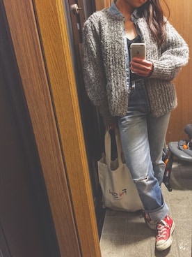 「80s」｜「アイテム（その他アウター）」を使った、kom_A(n)GEさん（レディース・158cm）の春コーディネート