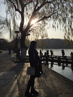 「snidel」｜「アイテム（ダウンジャケット/コート）」を使った、TiffanyMakさん（レディース・165cm）の冬コーディネート