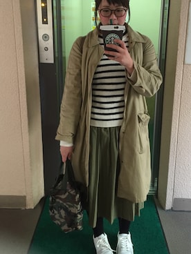 のりこさん(レディース・158cm)の冬コーディネート