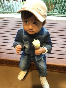 Rei ❥❥さん（キッズ・80cm）の秋コーディネート