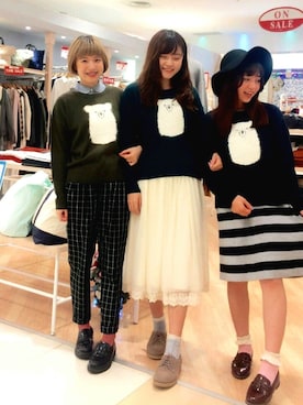 Mandyさん（レディース・160cm）の冬コーディネート