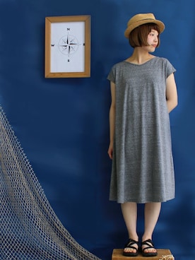 「PAR ICI（パーリッシィ）のアイテム」を使った、Kさん（レディース・160cm）の夏コーディネート