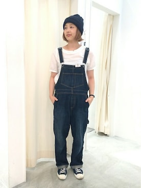 「PAR ICI（パーリッシィ）のアイテム」を使った、Kさん（レディース・160cm）の夏コーディネート