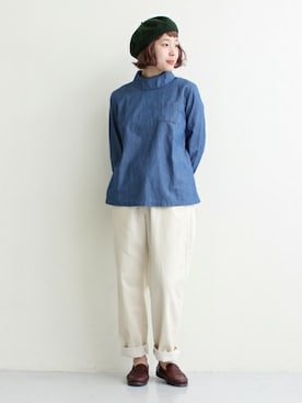 「PAR ICI（パーリッシィ）のアイテム」を使った、Kさん（レディース・160cm）の秋コーディネート