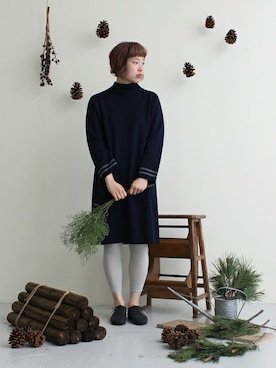 「PAR ICI（パーリッシィ）のアイテム」を使った、Kさん（レディース・160cm）の秋コーディネート