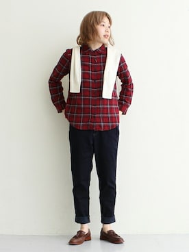 Kさん（レディース・160cm）の秋コーディネート