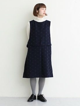 「PAR ICI（パーリッシィ）のアイテム」を使った、Kさん（レディース・160cm）の秋コーディネート