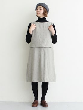 Kさん(レディース・160cm)の冬コーディネート