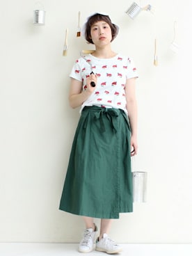 「stan smith」｜Kさん（レディース・160cm）の春コーディネート