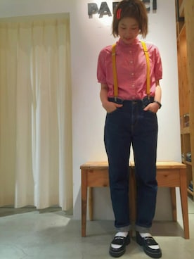 「PAR ICI KLASSISK（パーリッシィクラシスク）のアイテム」を使った、Kさん（レディース・160cm）の夏コーディネート