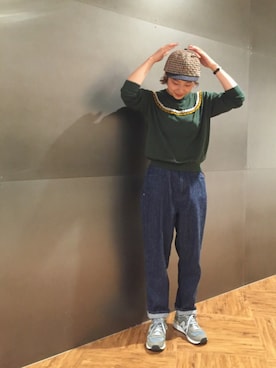 「ハリスツイード」｜Kさん（レディース・160cm）の秋コーディネート