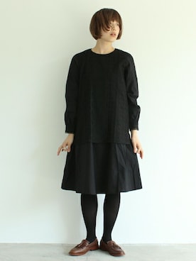 「PAR ICI KLASSISK（パーリッシィクラシスク）のアイテム」を使った、Kさん（レディース・160cm）の冬コーディネート