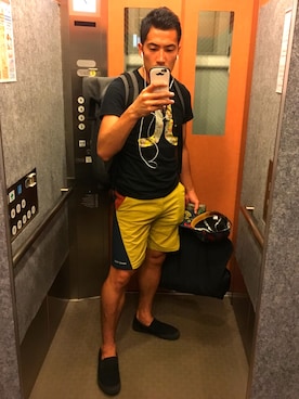 「wesc（ウィーエスシー）のアイテム」を使った、うべたろうさん（メンズ・172cm）の夏コーディネート