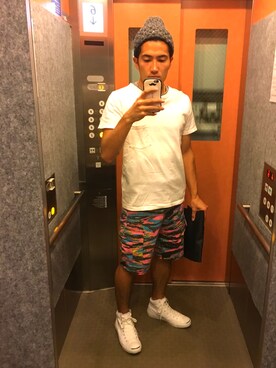 うべたろうさん（メンズ・172cm）の夏コーディネート