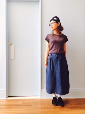 「minnetonka」｜inabaさん（レディース・157cm）の夏コーディネート