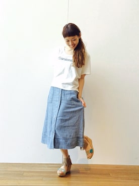 inabaさん（レディース・157cm）の夏コーディネート