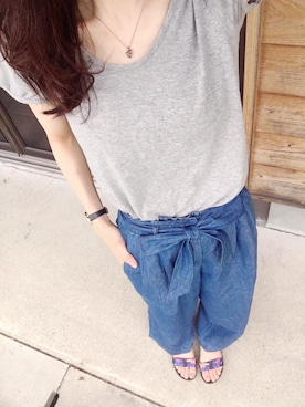 「ORiental TRaffic（オリエンタルトラフィック）の【再値下げ！SALE 50%OFF】【スポーツ系サンダル人気No1！】★スポーツサンダル★5203（サンダル）」を使った、natsuuuさん（レディース・170cm）の夏コーディネート